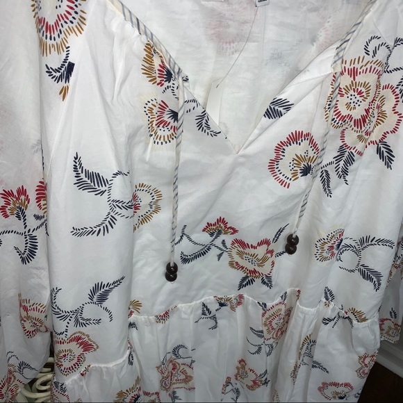 MadewellxWarm TieNeck Mini Dress Honolulu - Picture 6 of 11